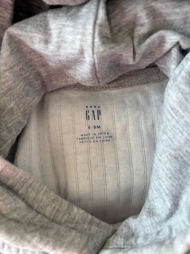 Conjunto de bebé GAP gris 6-9 meses - 4