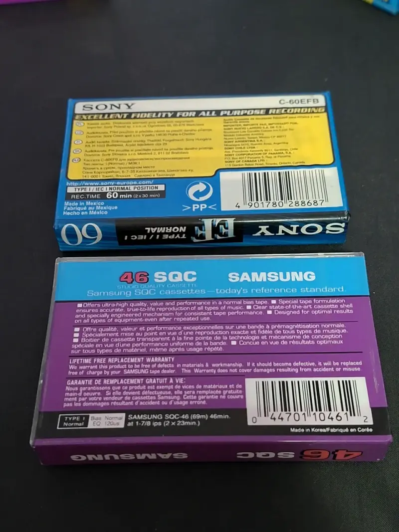 Lote de Cassettes Sony y Samsung para Grabación - 3