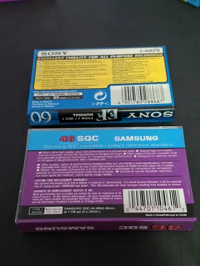 Lote de Cassettes Sony y Samsung para Grabación - miniatura 3