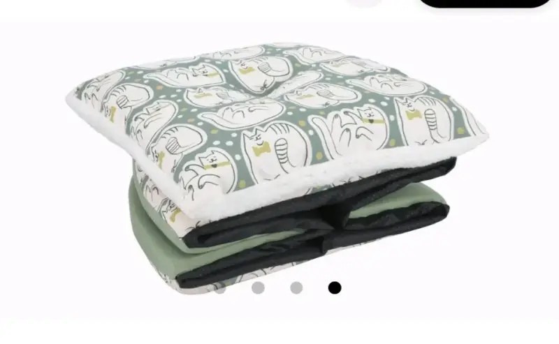 Cama para gato iglú con diseño de gatos - 4