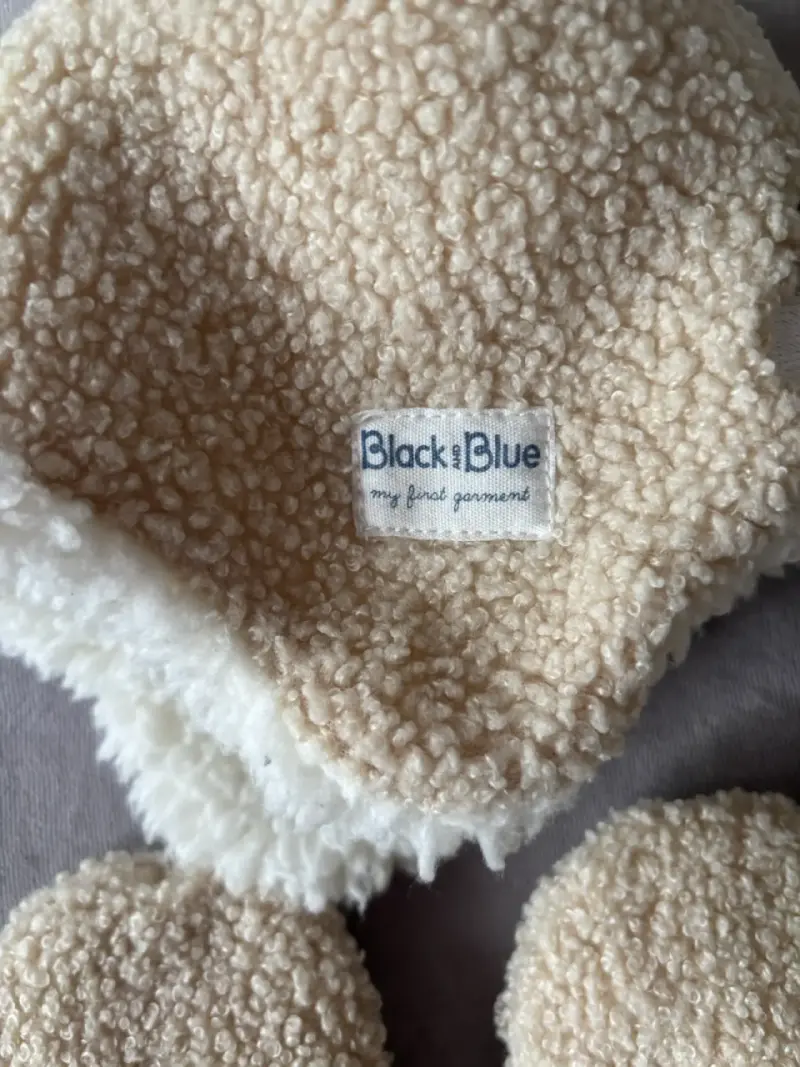 Gorro y mitones de bebé Black & Blue - 3
