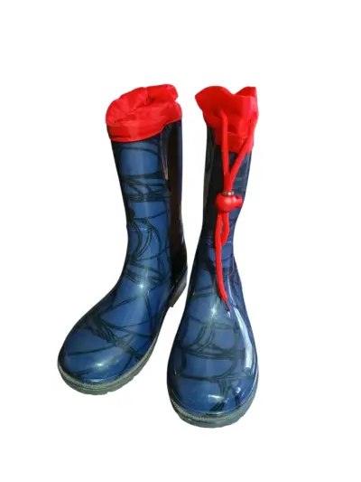 Botas de lluvia para niños Spiderman azul y rojo - miniatura 1
