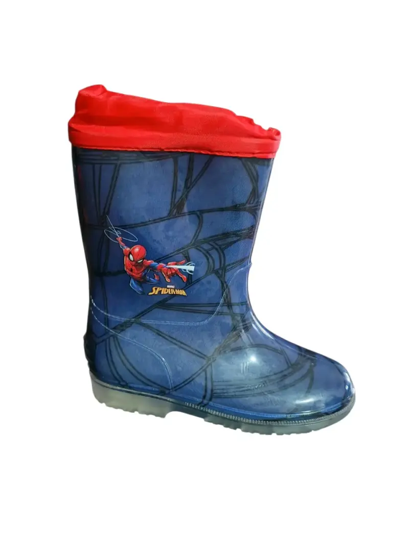 Botas de lluvia para niños Spiderman azul y rojo - 2