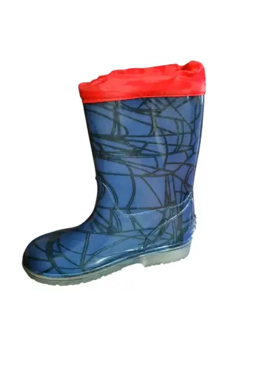Botas de lluvia para niños Spiderman azul y rojo - miniatura 3