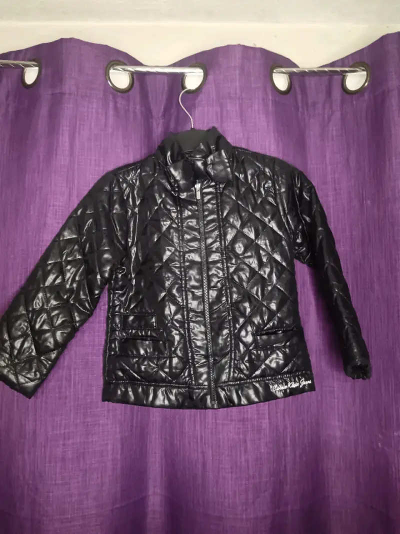 Chaqueta acolchada negra Calvin Klein para niños - 1