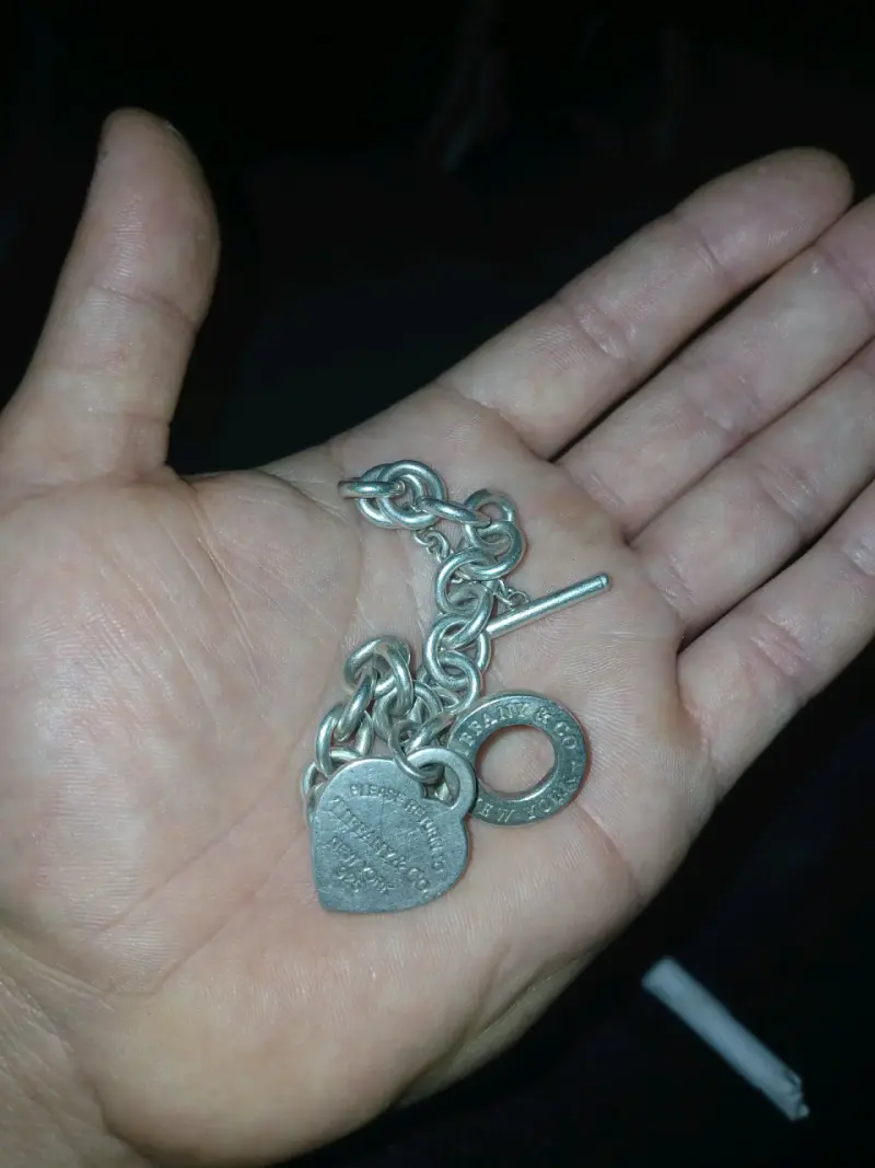 Pulsera de plata Tiffany & Co. con dije de corazón - 2