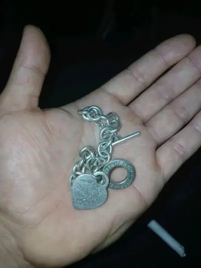 Pulsera de plata Tiffany & Co. con dije de corazón - miniatura 2
