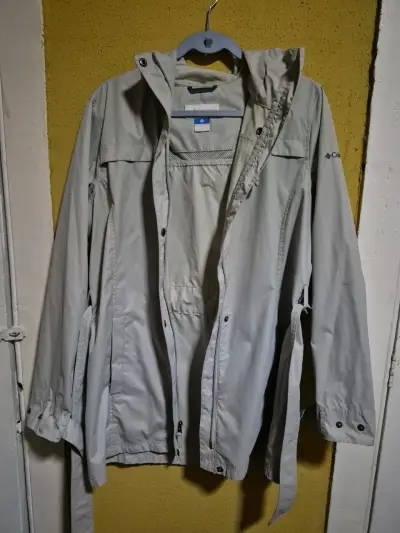 Chaqueta impermeable Columbia gris claro - miniatura 2