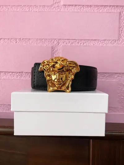 Cinturón de cuero con hebilla Ferragamo - miniatura 2