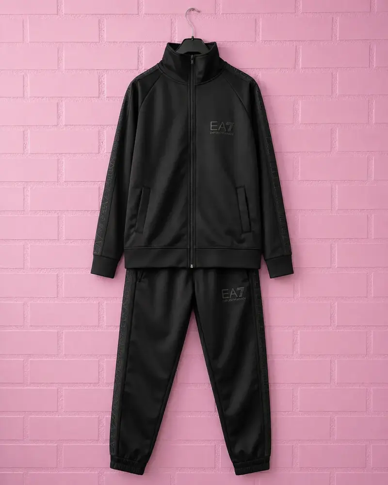 Conjunto deportivo negro EA7 Emporio Armani - 1