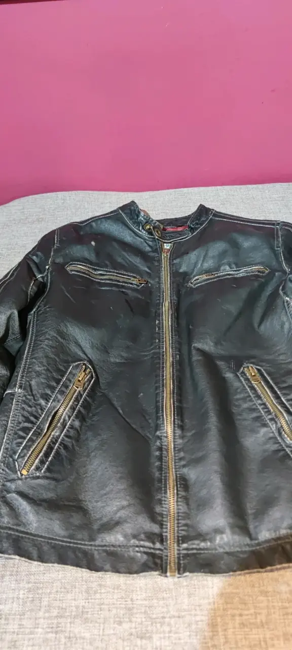 Chaqueta de cuero negra Pepe Jeans talla S - 3