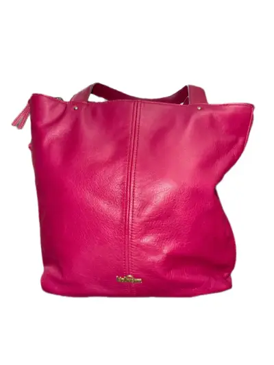 Cartera Kipling de cuero fucsia  oscuro con cierre - miniatura 1