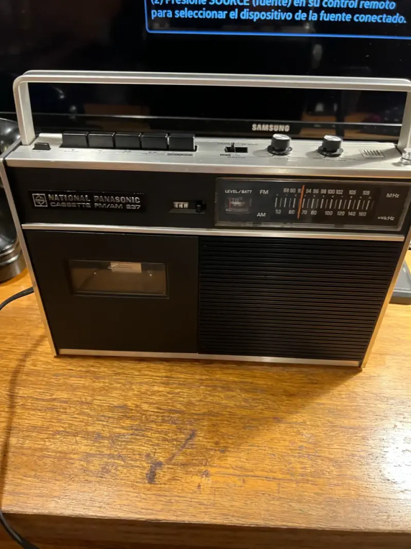 Radio cassette vintage National Panasonic FM/AM 237 - 4