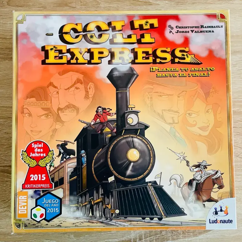 Juego de mesa Colt Express con tren 3D - 1