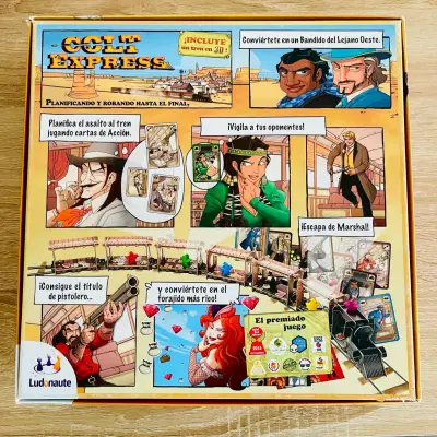 Juego de mesa Colt Express con tren 3D - miniatura 2