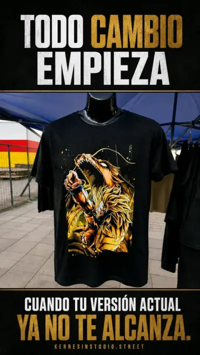 Poleras Anime Dragon Ball Z Negras Talla L y XL - miniatura 4