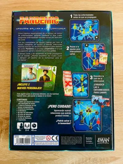 Juego de mesa Pandemic cooperativo - miniatura 2