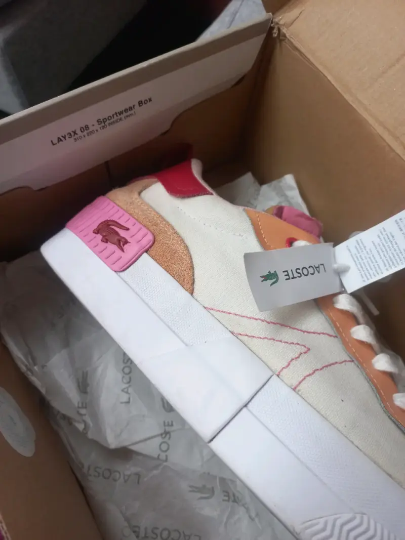 Zapatillas Lacoste Plataforma Mujer Rosadas - 6