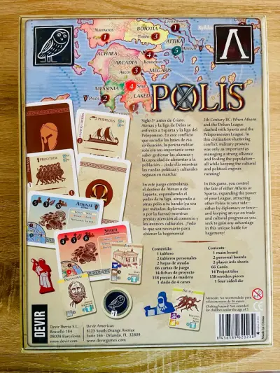 Juego de mesa Polis de estrategia histórica - miniatura 2