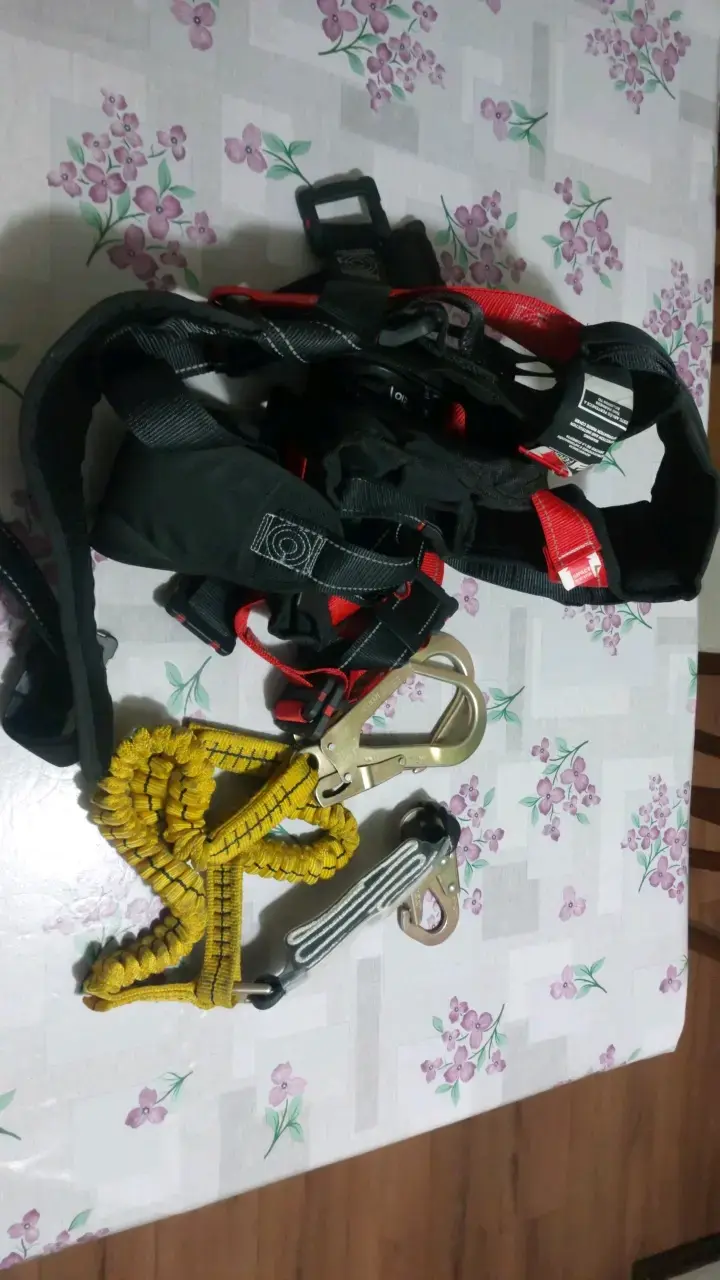 Arnés de seguridad Equiseg con cuerda elástica - 3