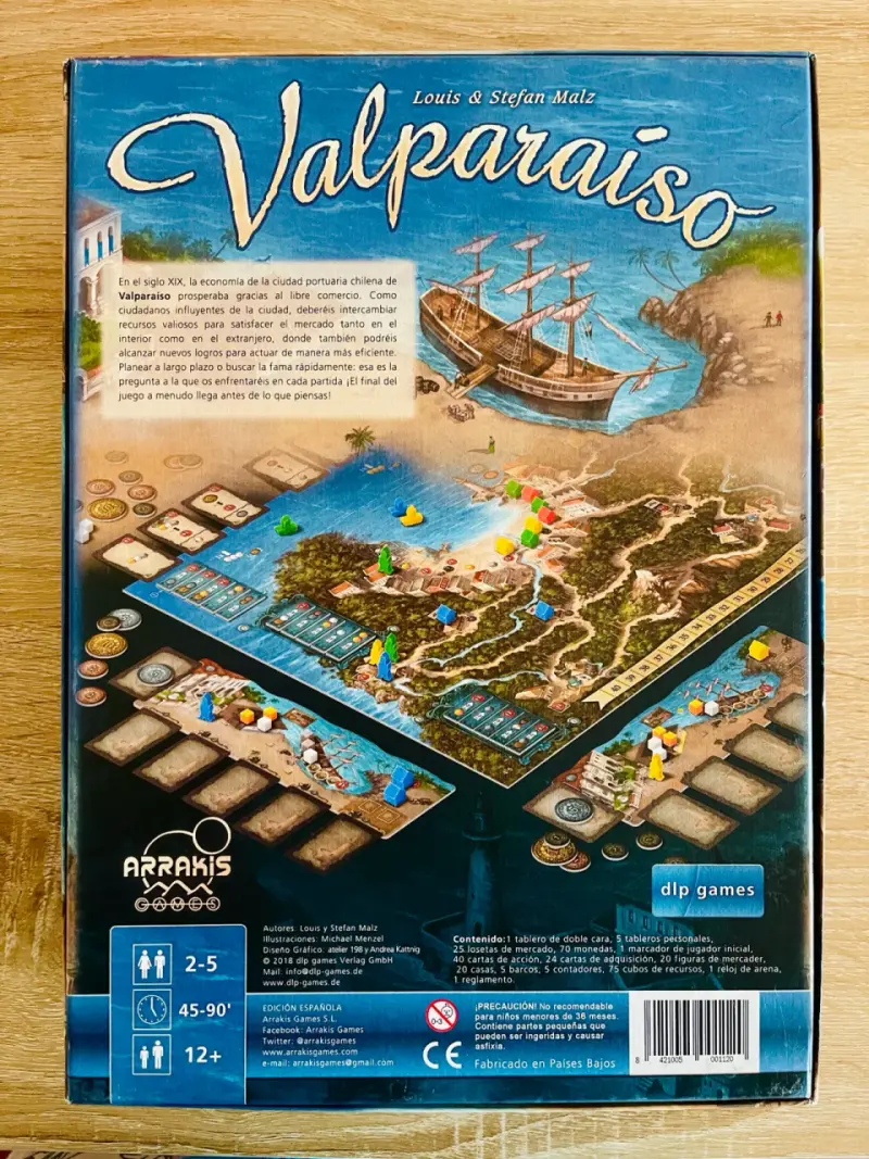 Juego de mesa Valparaíso de estrategia - 2