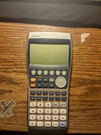 Calculadora gráfica Casio fx-9860GII SD con tapa - miniatura 1
