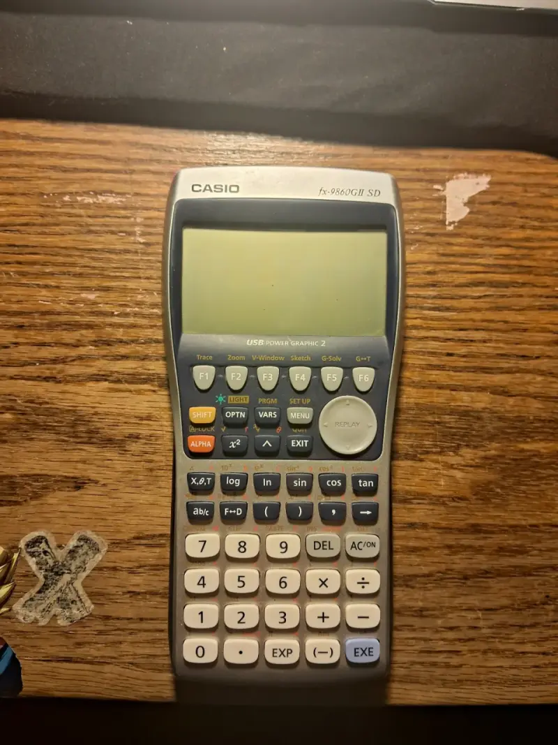Calculadora gráfica Casio fx-9860GII SD con tapa - 2