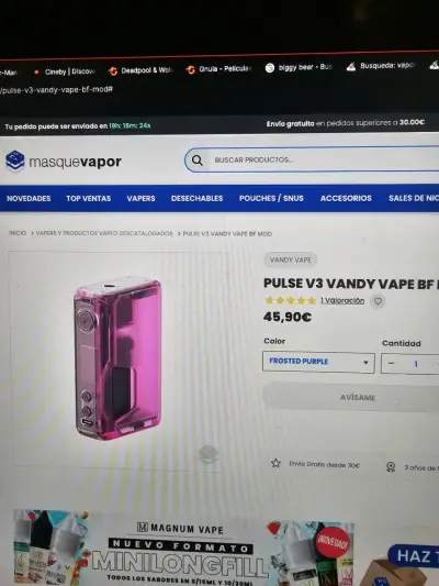 Kit de Vapeo Vaporesso Target 200 con Accesorios - miniatura 5