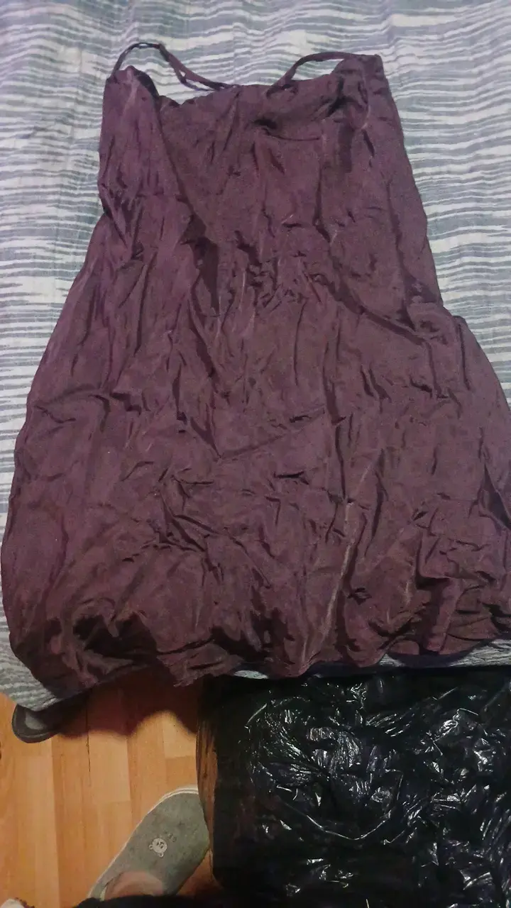Vestido café sin mangas para mujer - 6