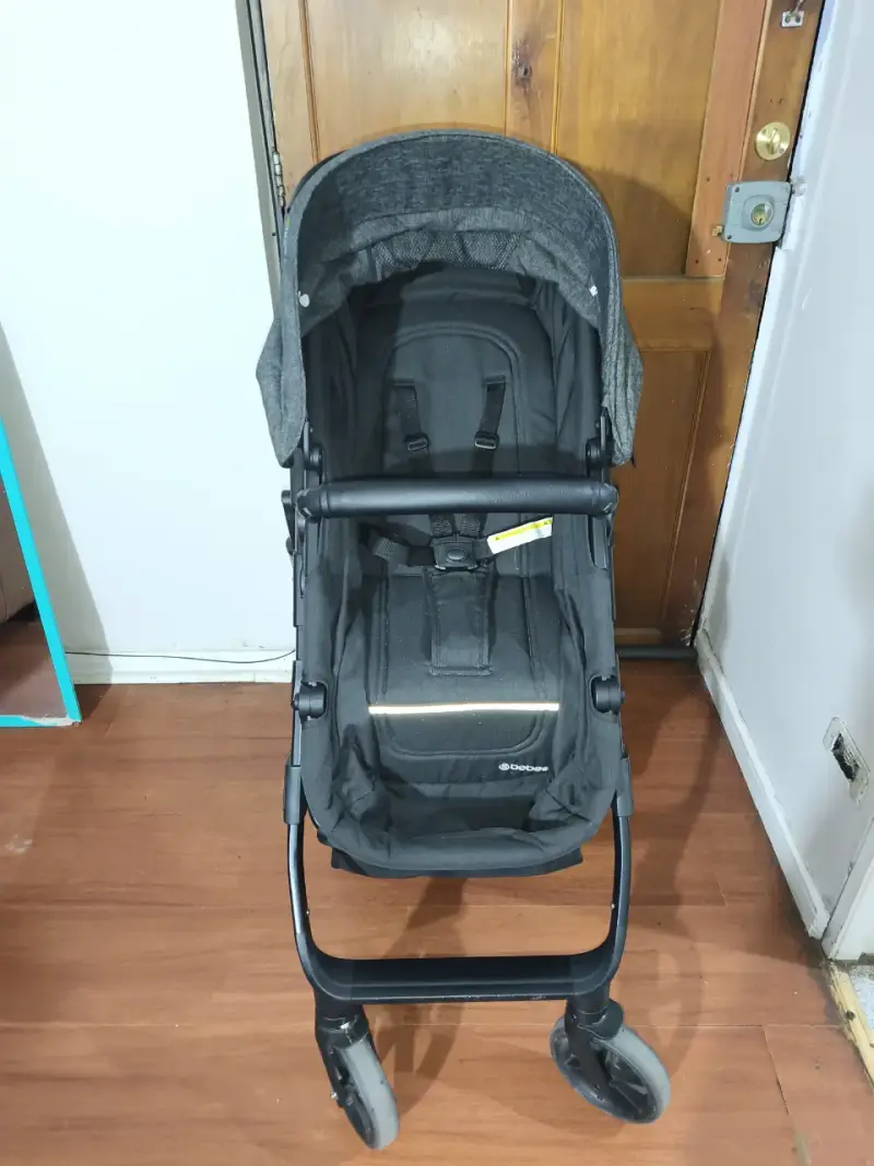 Coche de bebé Bebesit gris en buen estado - 3