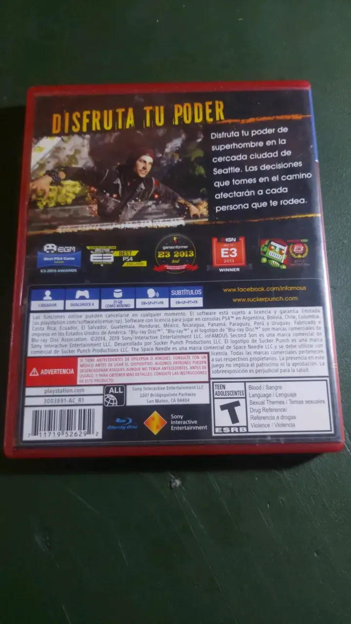 Juego PS4 Infamous Second Son PlayStation Hits - 3