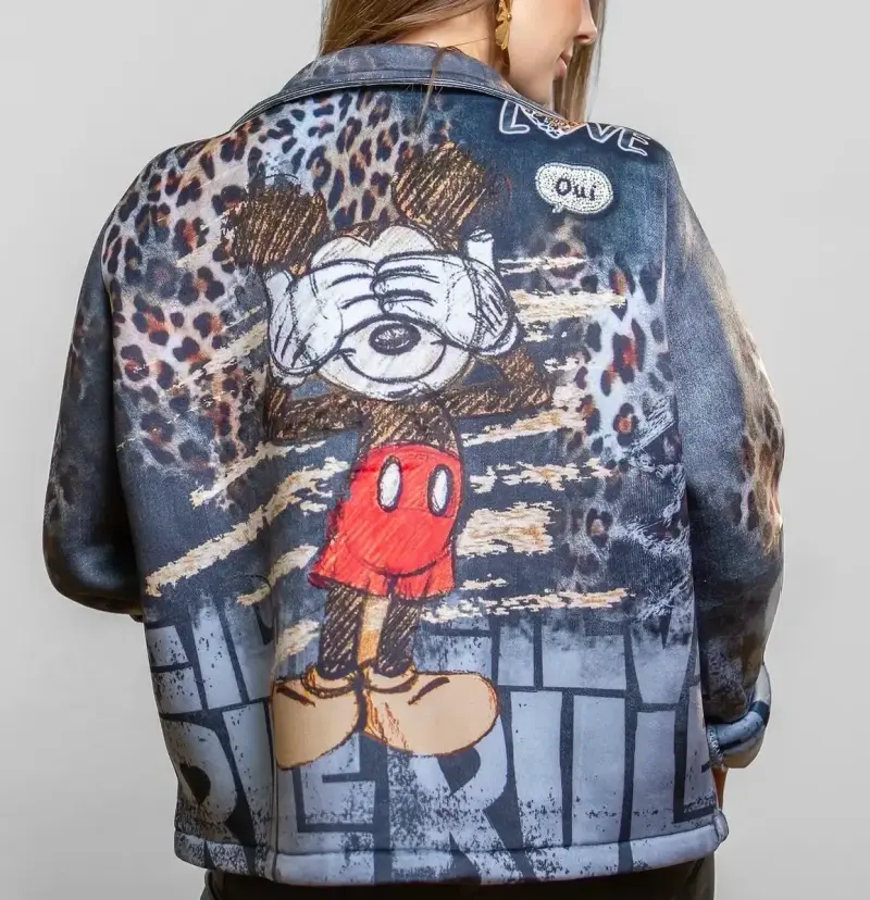 Chaqueta de mujer con diseño de Mickey Mouse - 3