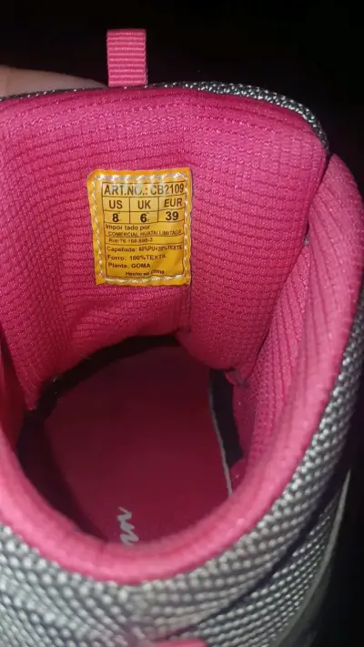 Botas de trekking para mujer gris y rosa - miniatura 4