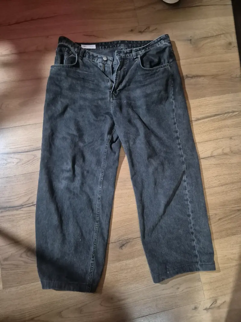 Jeans negros para hombre Zara talla 44 - 3