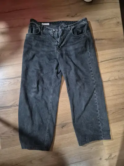 Jeans negros para hombre Zara talla 44 - miniatura 3