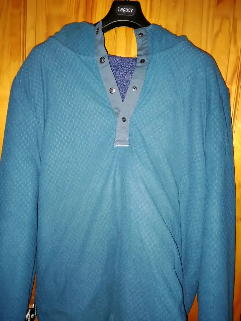 Polerón azul para hombre - 4