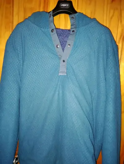 Polerón azul para hombre - miniatura 4