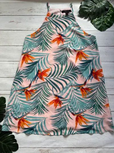 Vestido estampado tropical Forever 21 - miniatura 1