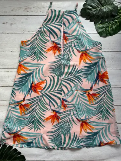 Vestido estampado tropical Forever 21 - miniatura 2