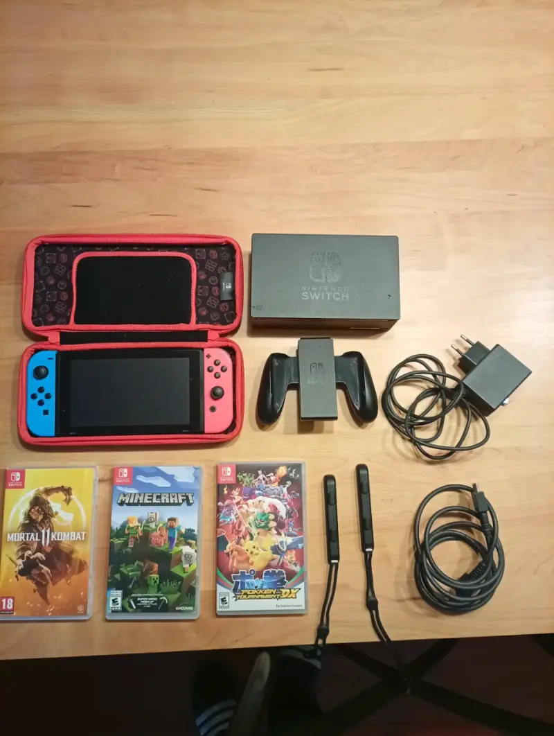 Nintendo Switch con accesorios y juegos incluidos - 1