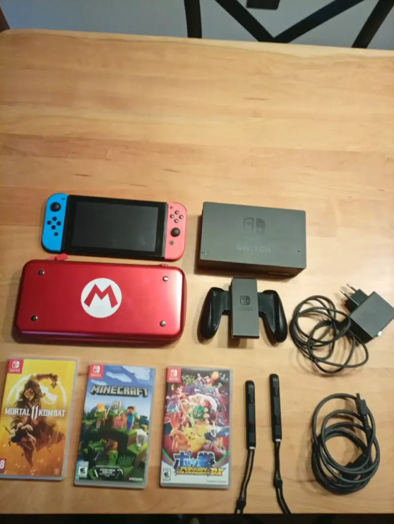 Nintendo Switch con accesorios y juegos incluidos - 2