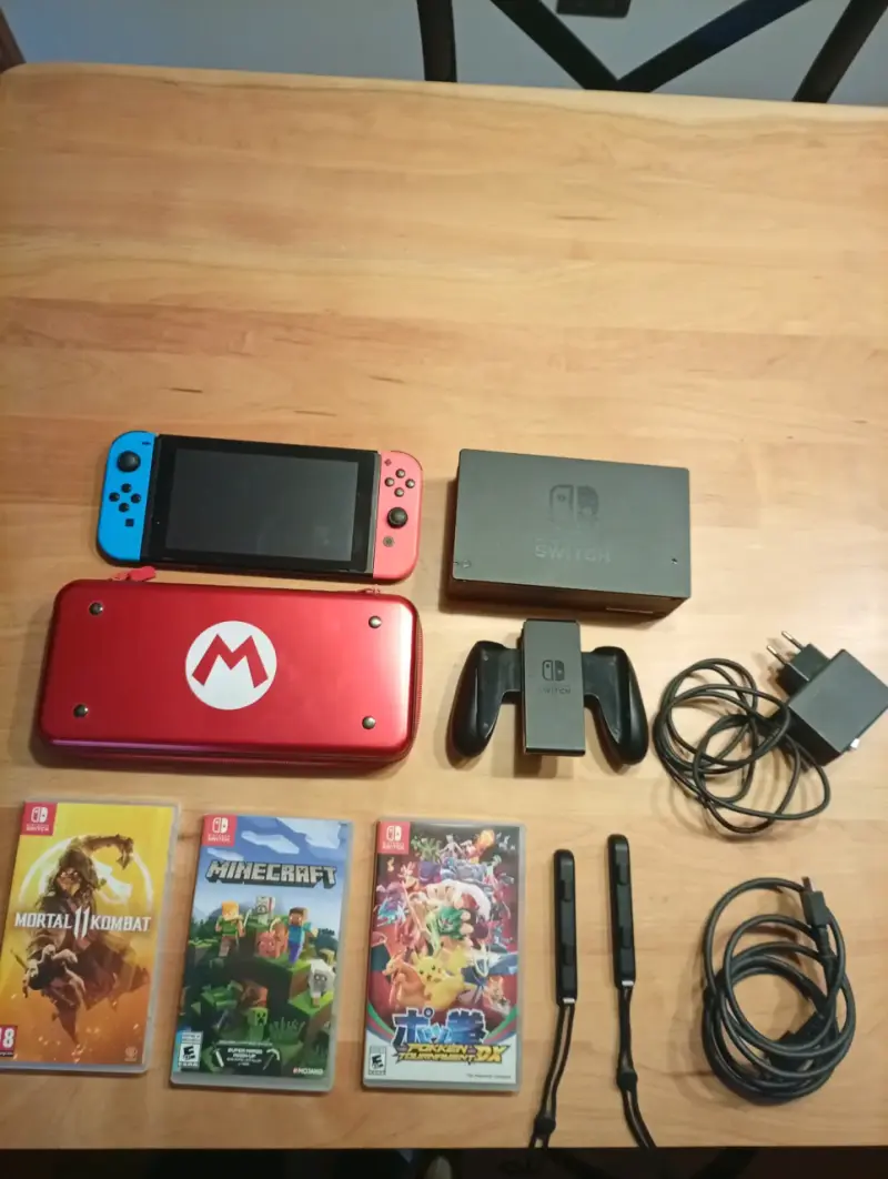 Nintendo Switch con accesorios y juegos incluidos - 3