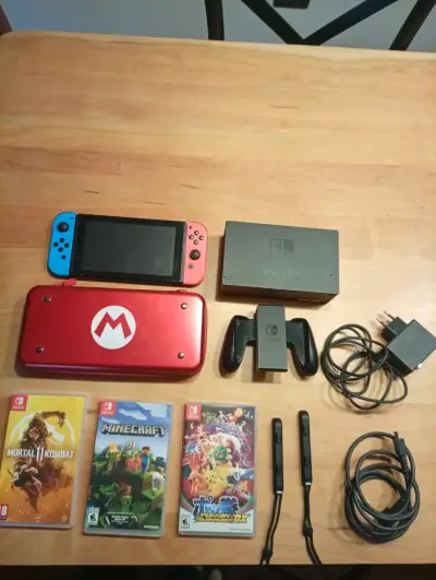 Nintendo Switch con accesorios y juegos incluidos - miniatura 3