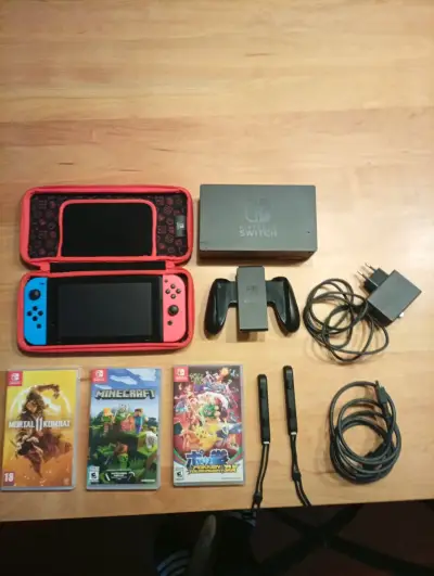 Nintendo Switch con accesorios y juegos incluidos - miniatura 4