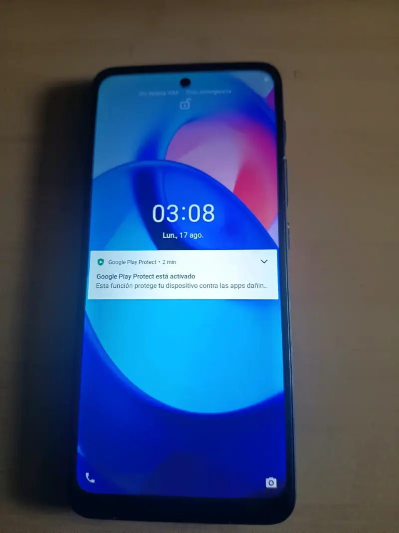 Smartphone con funda de diseño de huellas - 2