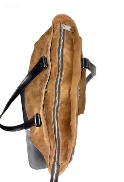Bolso de mano Kipling marrón con asas negras - miniatura 4