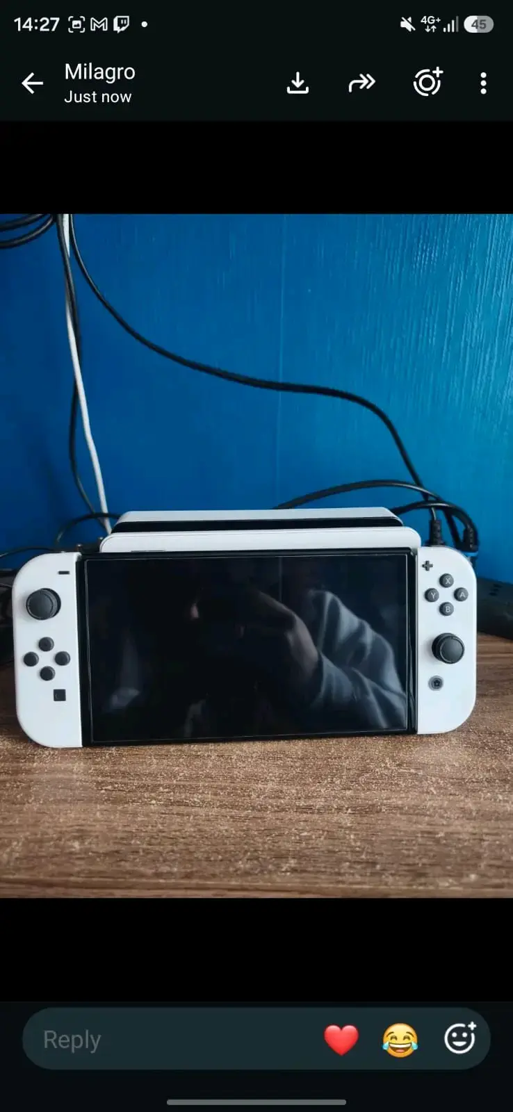 Consola Nintendo Switch OLED blanca en buen estado - 2