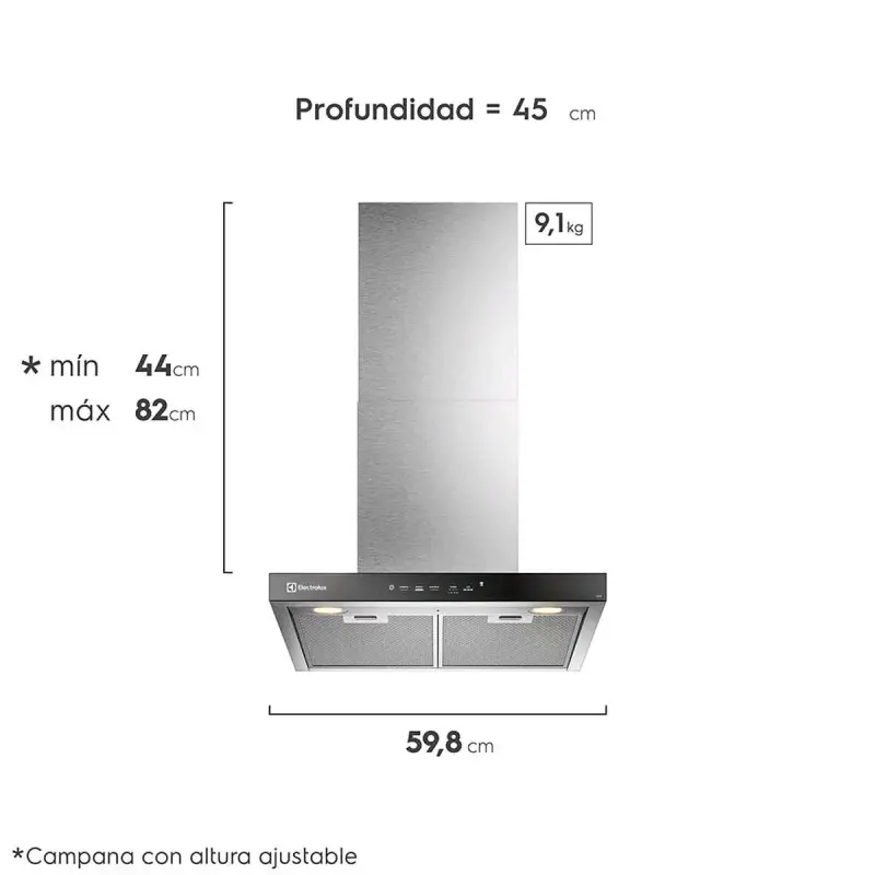Campana extractora Electrolux CE6TF nueva - 2