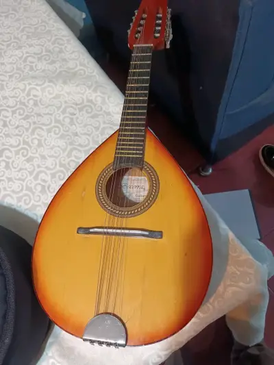 Mandolina acústica Becerra con funda - miniatura 1