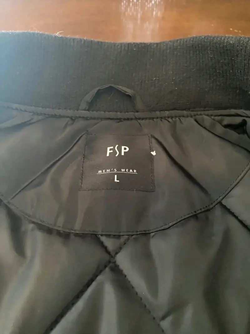 Chaqueta bomber negra FSP para hombre - 2